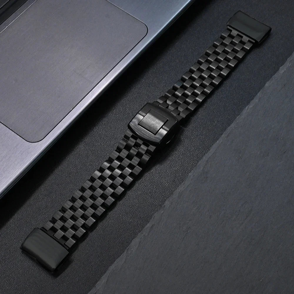 Garmin Stainless Steel Strap - Durable Elegant Bracelet BandsCo Straps
