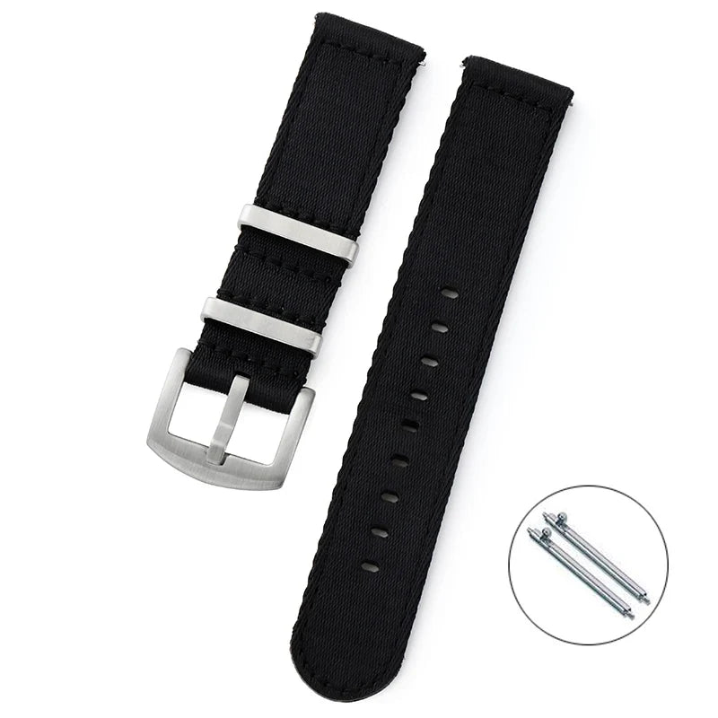 COROS PACE & APEX Nylon Band with Rectangular Metal Keepers BandsCo Straps