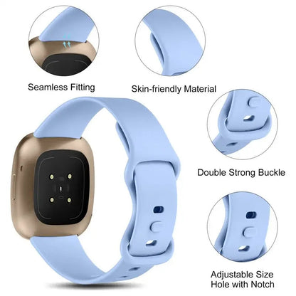 Fitbit Versa & Sense Silicone Band - Durable Stylish Straps BandsCo Straps