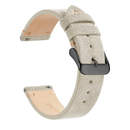 Polar Leather Watch Band Quick Release Genuine Cowhide Unisex BandsCo Straps