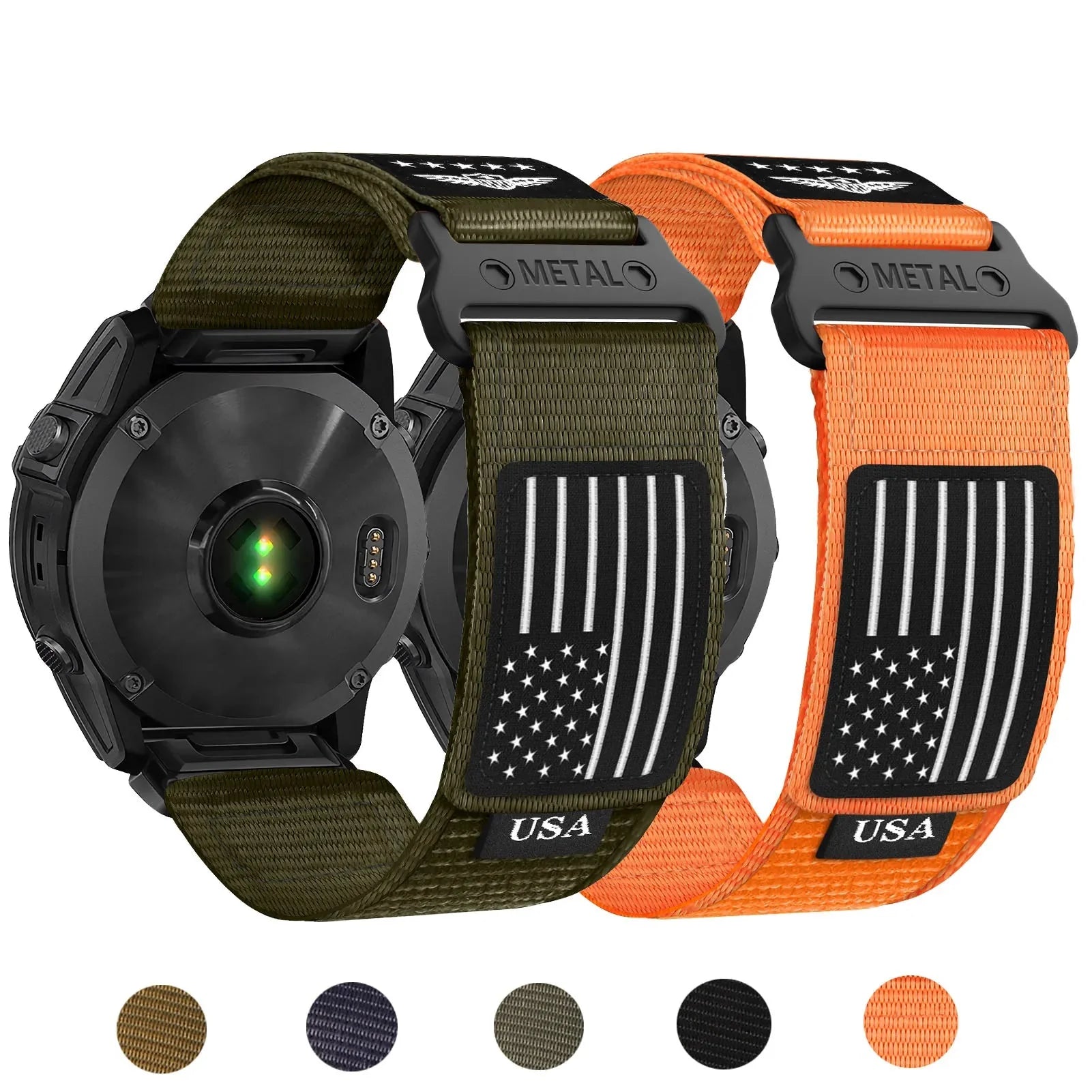 Garmin Trail Loop Nylon Strap - Tactical and Breathable Band BandsCo Straps