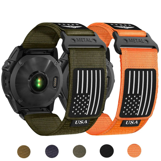 Garmin Trail Loop Nylon Strap - Tactical and Breathable Band BandsCo Straps