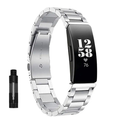 Fitbit Inspire 2, 1, HR Stainless Steel Strap - Elegant Metal Band BandsCo Straps