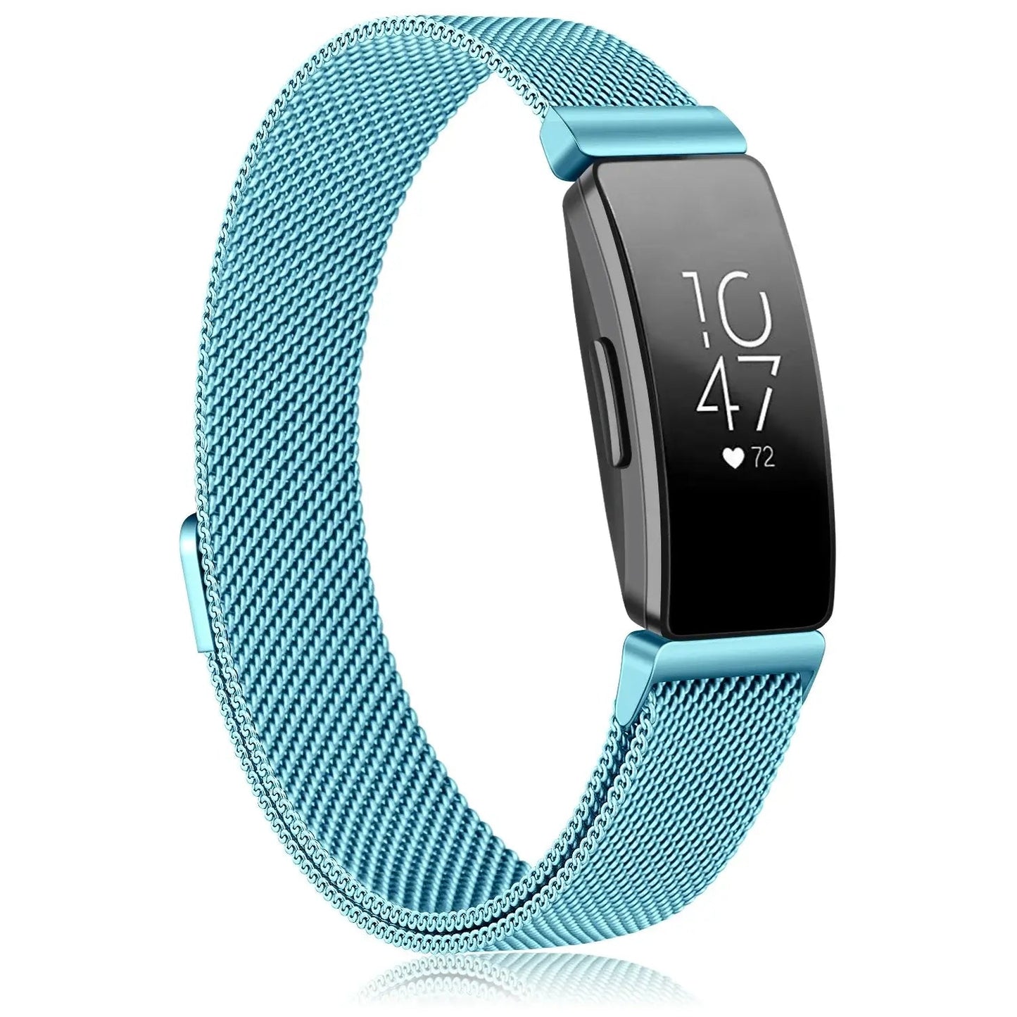Fitbit Inspire 2, 1, HR Stainless Steel Magnetic Band - Mesh BandsCo Straps