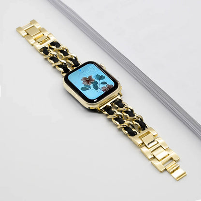 Apple Watch Stainless Steel Strap - Luxury Chain Design BandsCo Straps