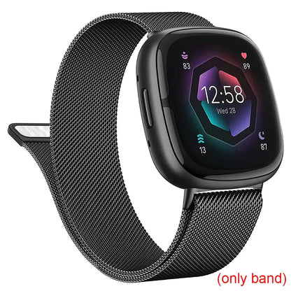 Fitbit Versa & Sense Magnetic Steel Band - Elegant Design BandsCo Straps