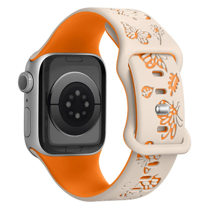 Apple Watch Engraved Silicone Strap - Comfortable Waterproof Band BandsCo Straps