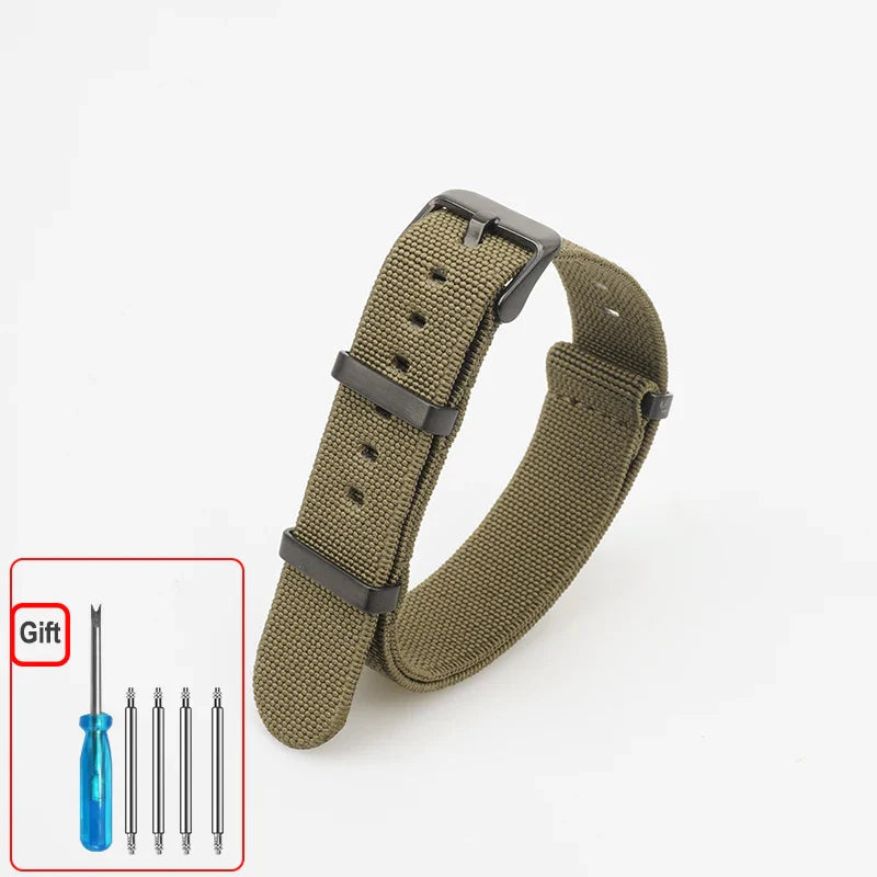 COROS Elastic Nylon Watch Band - Washable Waterproof Strap For Outdoors BandsCo Straps