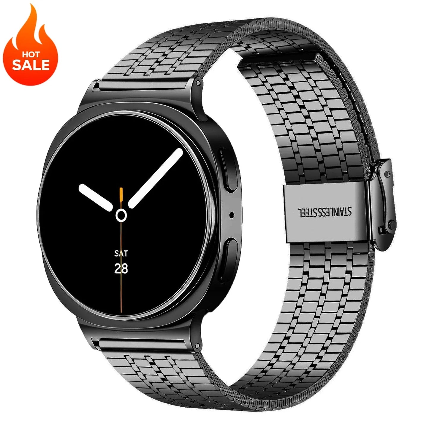 Galaxy 8, Galaxy 8 Classic Stainless Steel Band Polished BandsCo Straps