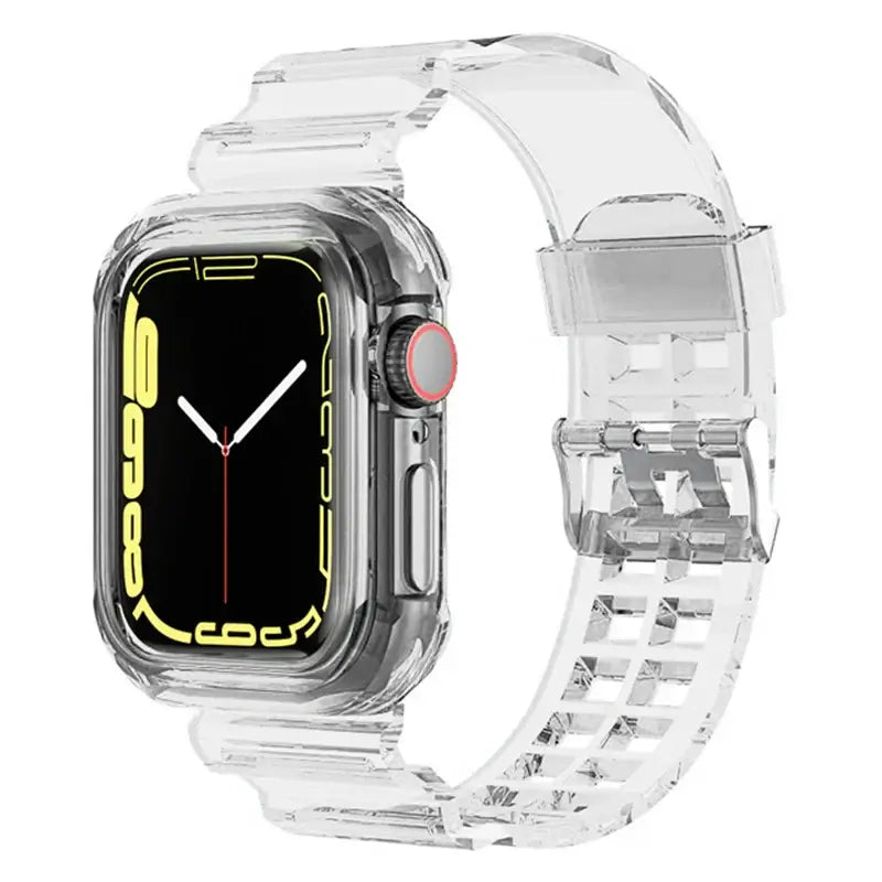 Apple Watch Clear Silicone Band - Durable Comfortable Strap BandsCo Straps