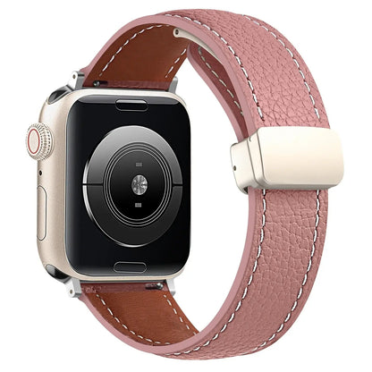 Apple Watch Leather Band - Premium Stylish Strap with Buckle BandsCo Straps