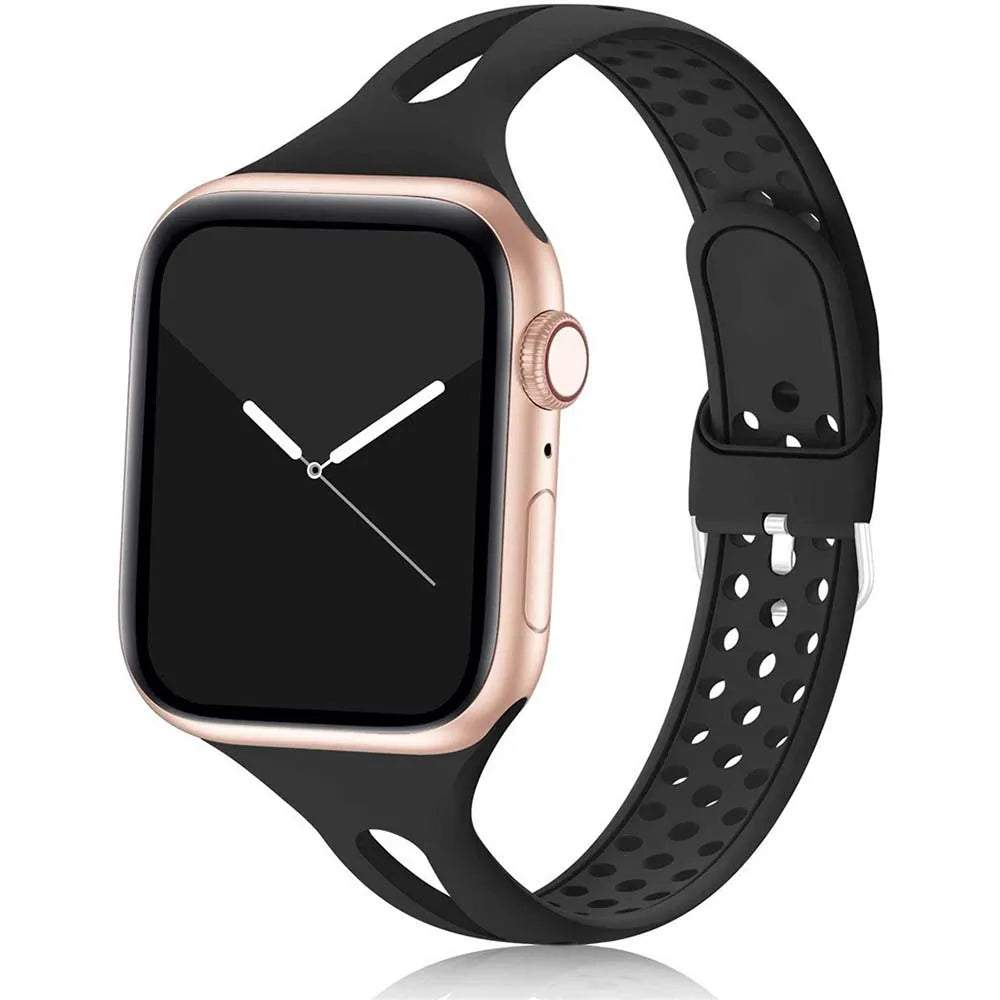 Apple Watch Silicone Strap - Soft Flexible Breathable Band BandsCo Straps