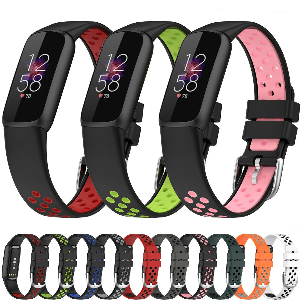 Fitbit Luxe Waterproof Silicone Strap - Soft Comfortable Band BandsCo Straps