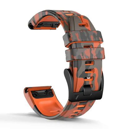 Garmin Silicone Camo Strap - Durable Stylish Design BandsCo Straps