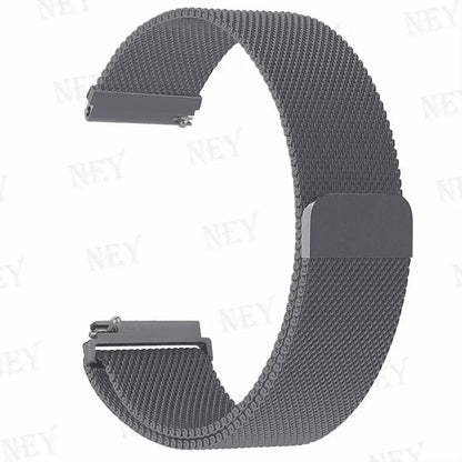 Amazfit Milanese Loop Band Stainless Steel Smartwatch Strap Metal Bracelet BandsCo Straps