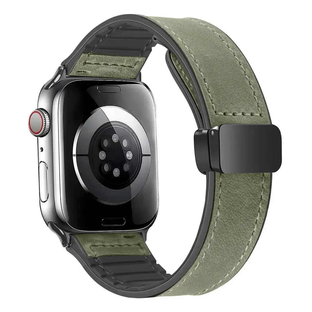 Apple Watch Genuine Leather Band - Stylish Magnetic Strap BandsCo Straps