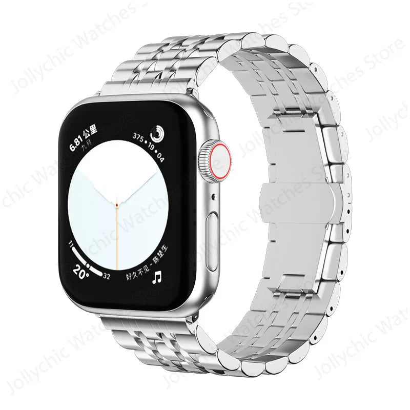 Apple Watch Stainless Steel Band - Elegant, Durable Design BandsCo Straps