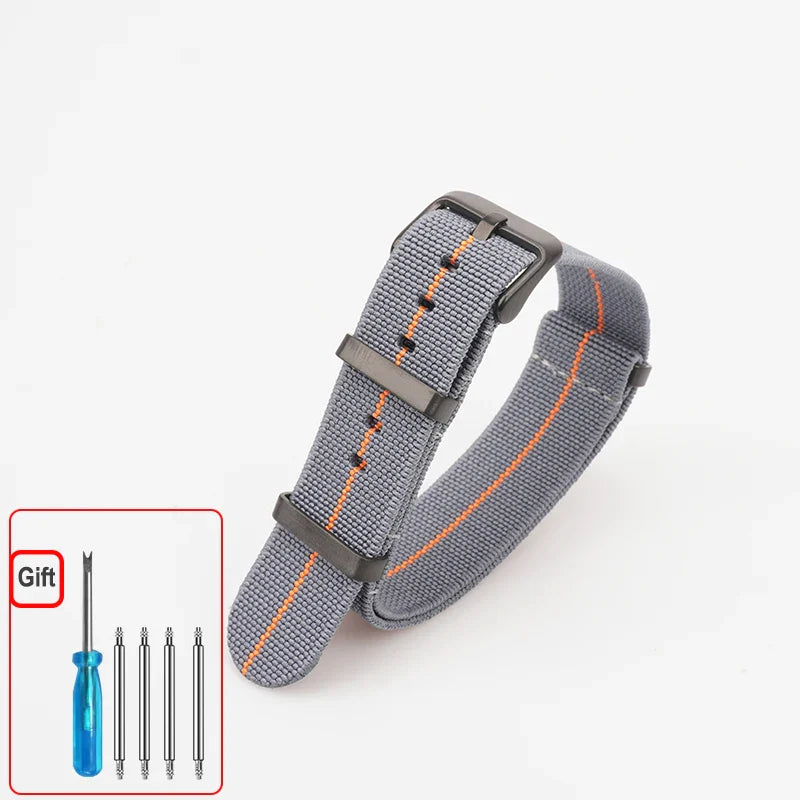 Polar Elastic Nylon Watch Band, NATO Strap for Polar Smartwatch, Waterproof BandsCo Straps