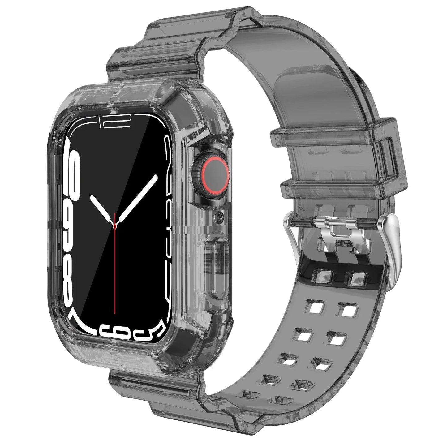 Apple Watch Soft Silicone Strap - Transparent Comfortable Fit BandsCo Straps