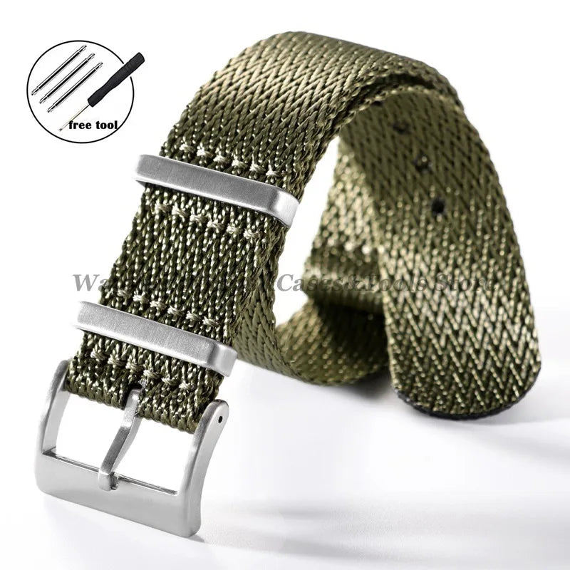 Amazfit Nylon Military Strap Watch Band Premium Durable BandsCo Straps