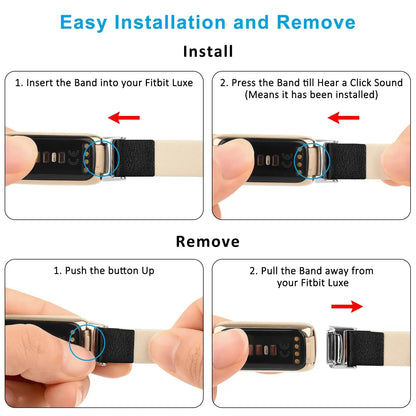 Fitbit Luxe Leather Band - Premium Comfort and Style BandsCo Straps
