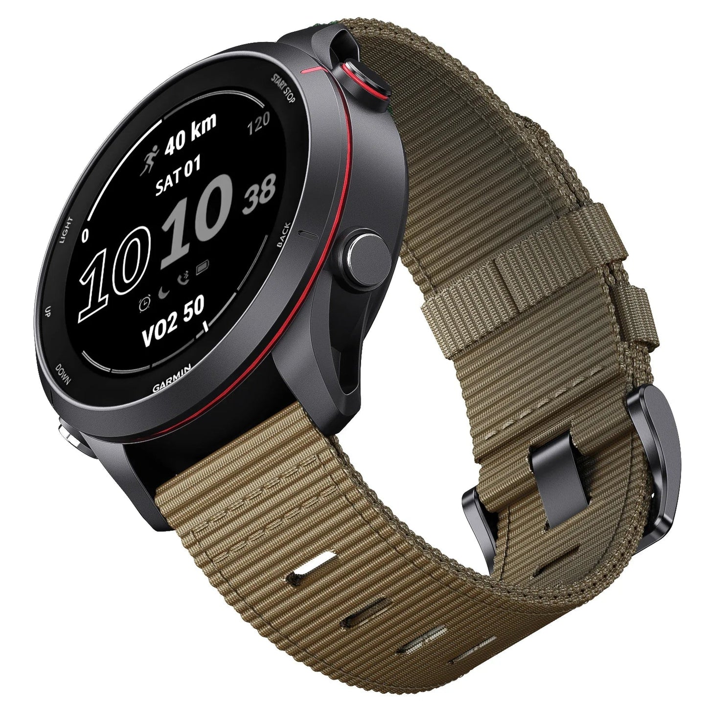 COROS Nylon Braided Watch Band - Unisex Magnetic Strap, Durable BandsCo Straps