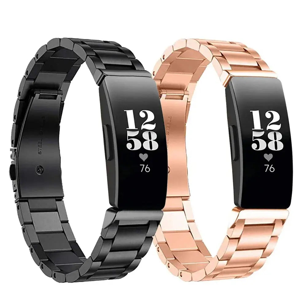 Fitbit Inspire 2, 1, HR Stainless Steel Strap - Elegant Metal Band BandsCo Straps