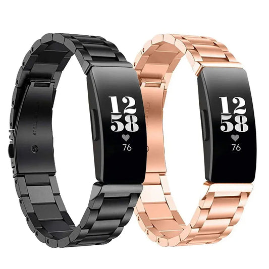 Fitbit Inspire 2, 1, HR Stainless Steel Strap - Elegant Metal Band BandsCo Straps