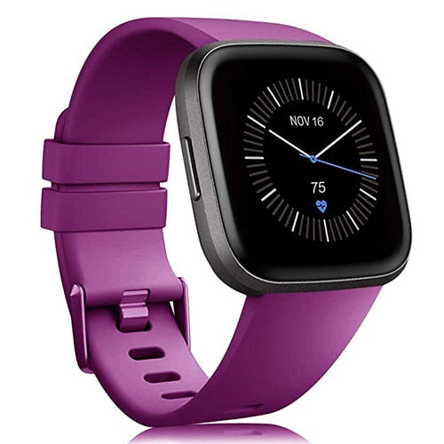 Silicone Strap with Buckle for Fitbit Versa2/Versa/Lite - Wristwatchstraps.co