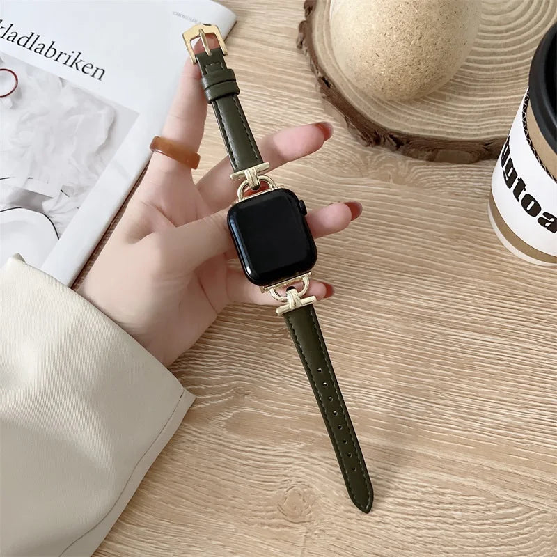 Apple Watch Genuine Leather Strap - Classic Durable Design BandsCo Straps