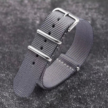 Polar Nylon Watch Strap Canvas Band, Unisex, Durable Pin Buckle Wristband BandsCo Straps