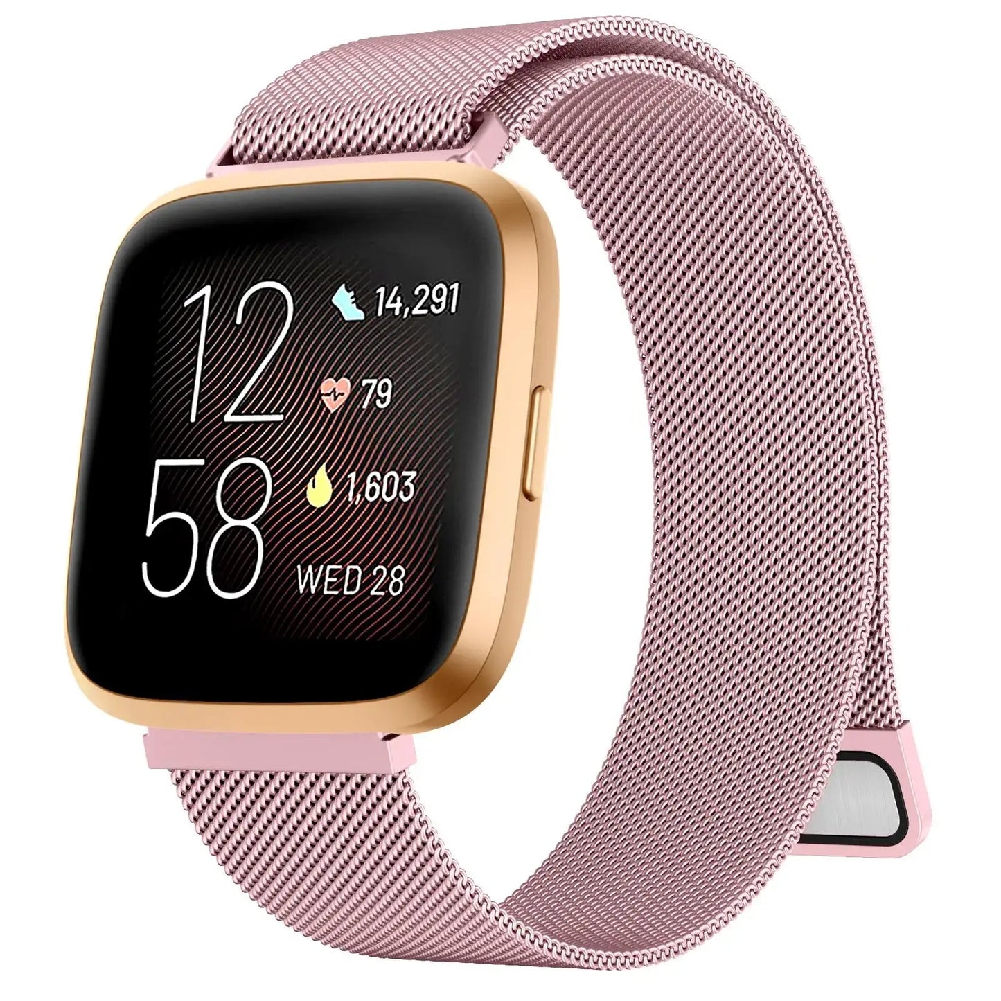 Fitbit Versa & Sense Metal Band - Premium Steel Strap BandsCo Straps