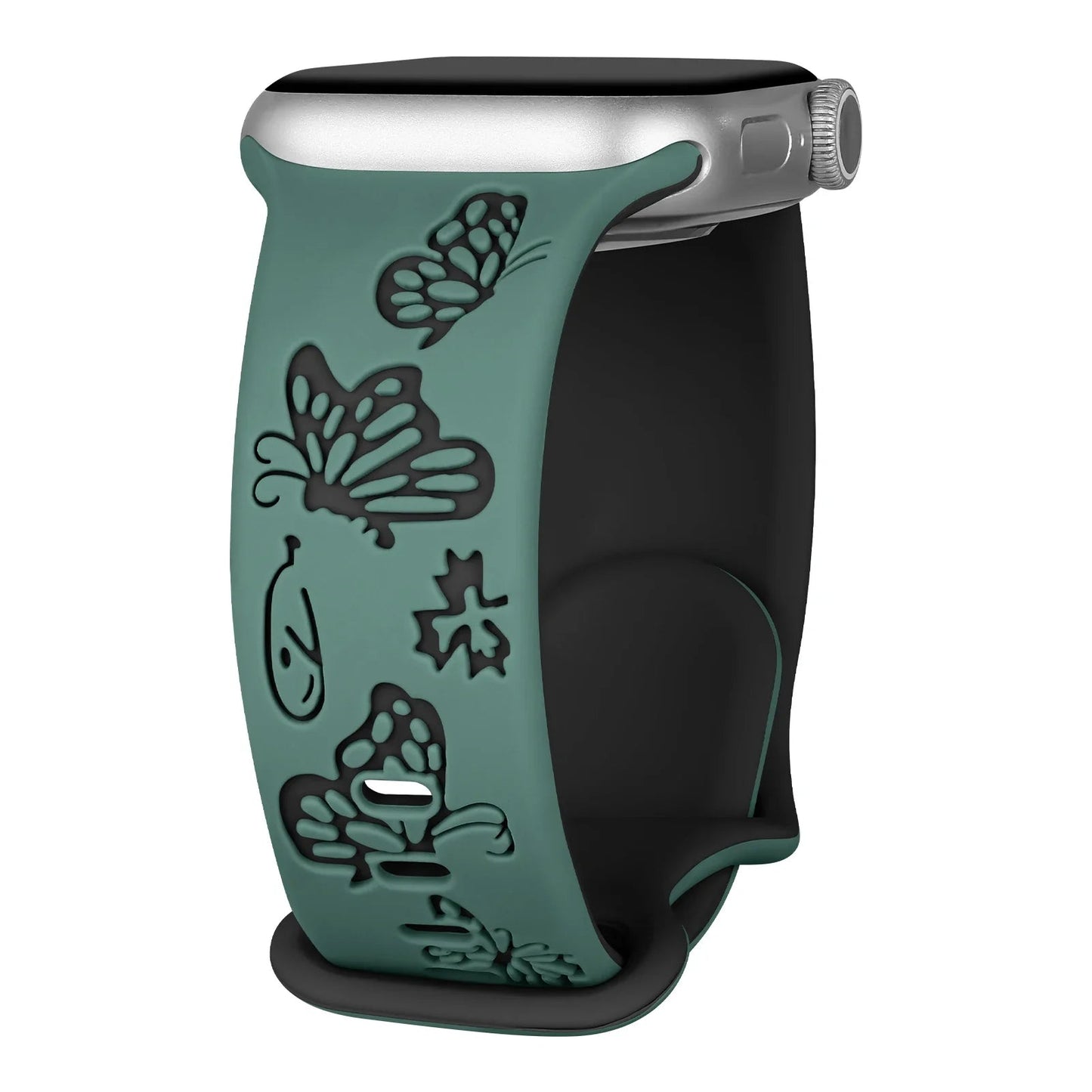 Apple Watch Engraved Silicone Strap - Comfortable Waterproof Band BandsCo Straps