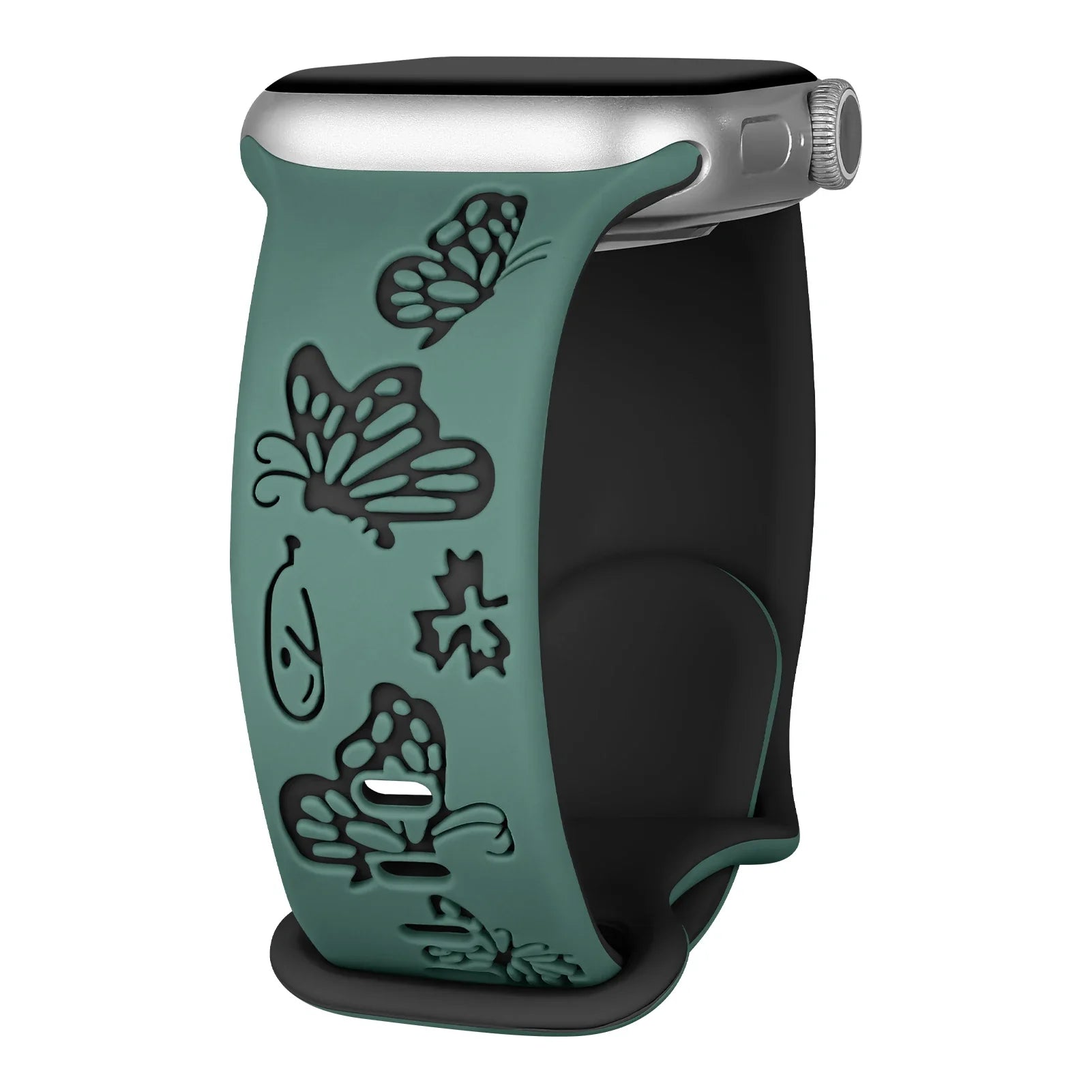 Apple Watch Engraved Silicone Strap - Comfortable Waterproof Band BandsCo Straps