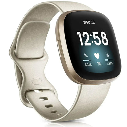 Fitbit Versa & Sense Silicone Bands - Lightweight Minimalist Design BandsCo Straps