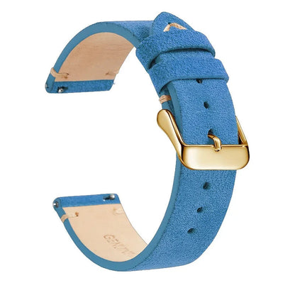 Polar Vantage, Grit X & Ignite Suede Leather Band, Contrast Stitching BandsCo Straps