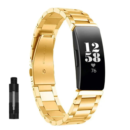 Fitbit Inspire 2, 1, HR Stainless Steel Strap - Elegant Metal Band BandsCo Straps