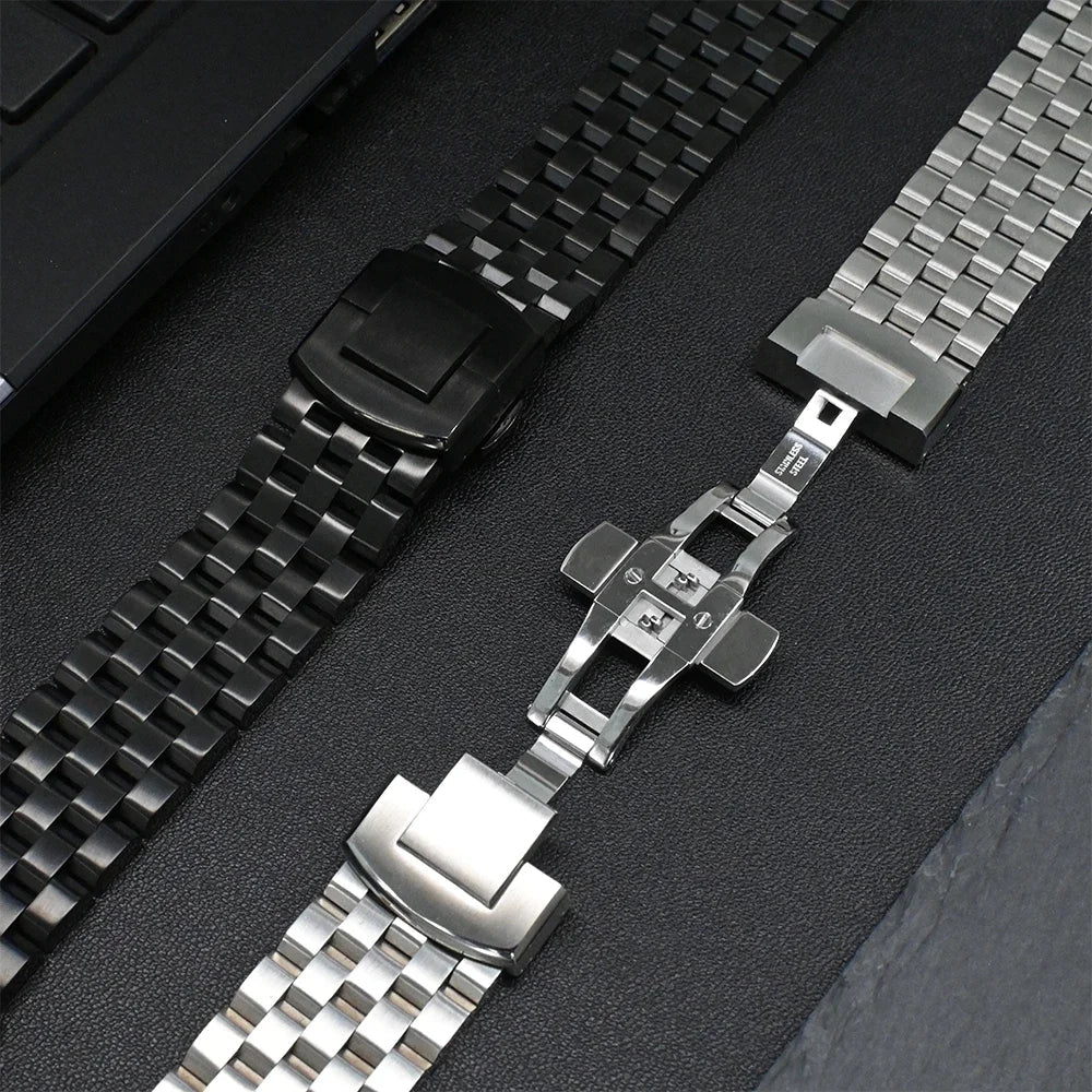 Garmin Stainless Steel Strap - Durable Elegant Bracelet BandsCo Straps