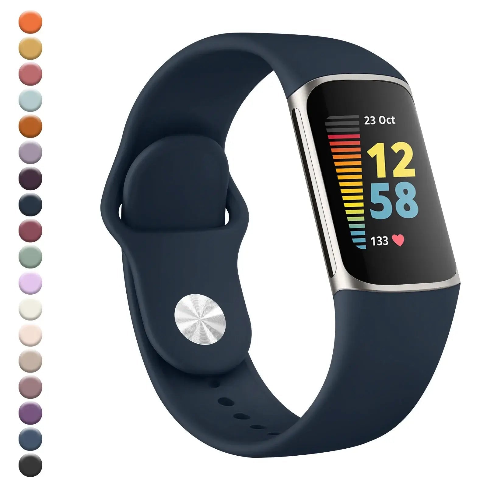 Fitbit Charge 5 6 Silicone Band - Soft Comfortable Design BandsCo Straps