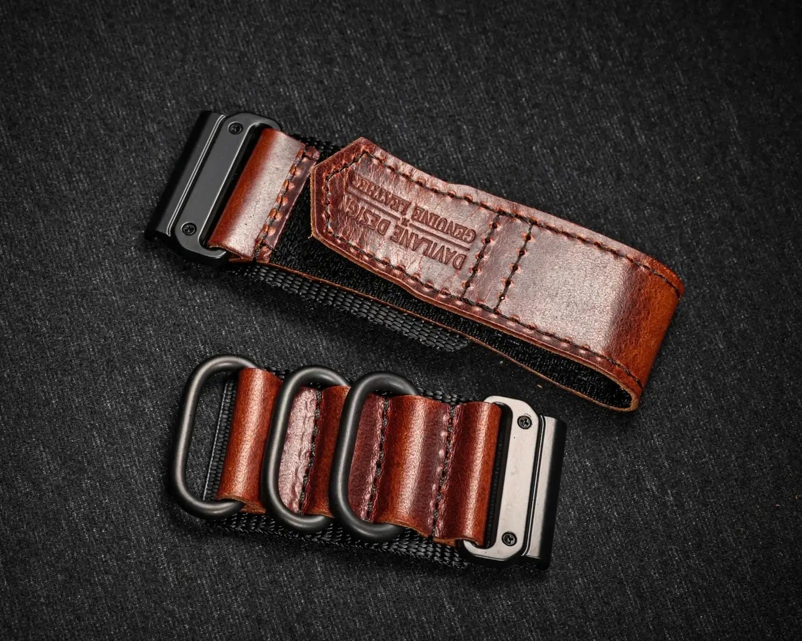 Genuine Leather Garmin Watch Strap - QuickFit Stylish Band BandsCo Straps