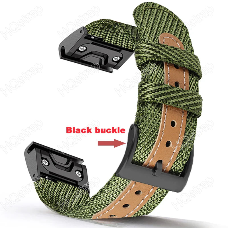 Garmin Sport Nylon Strap - Breathable Comfortable Design BandsCo Straps