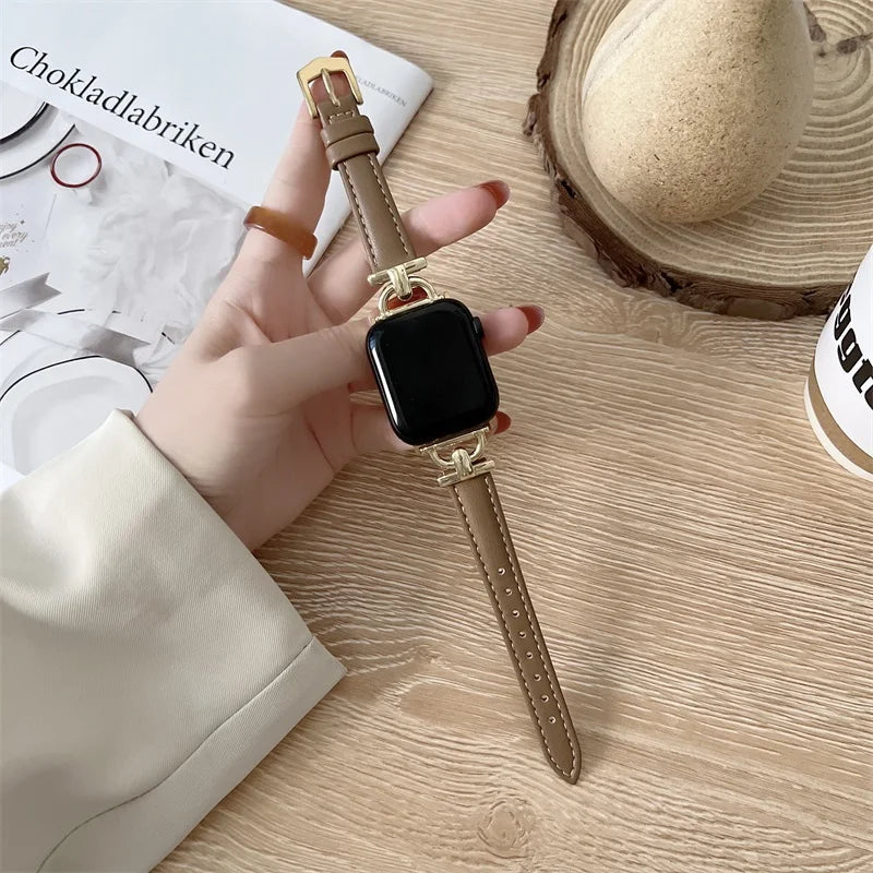 Apple Watch Genuine Leather Strap - Classic Durable Design BandsCo Straps