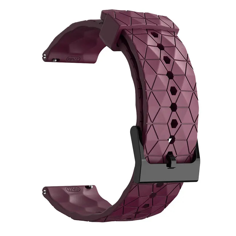 COROS Bands Silicone Sport Watch Strap Football Pattern Unisex Waterproof BandsCo Straps