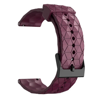 COROS Bands Silicone Sport Watch Strap Football Pattern Unisex Waterproof BandsCo Straps