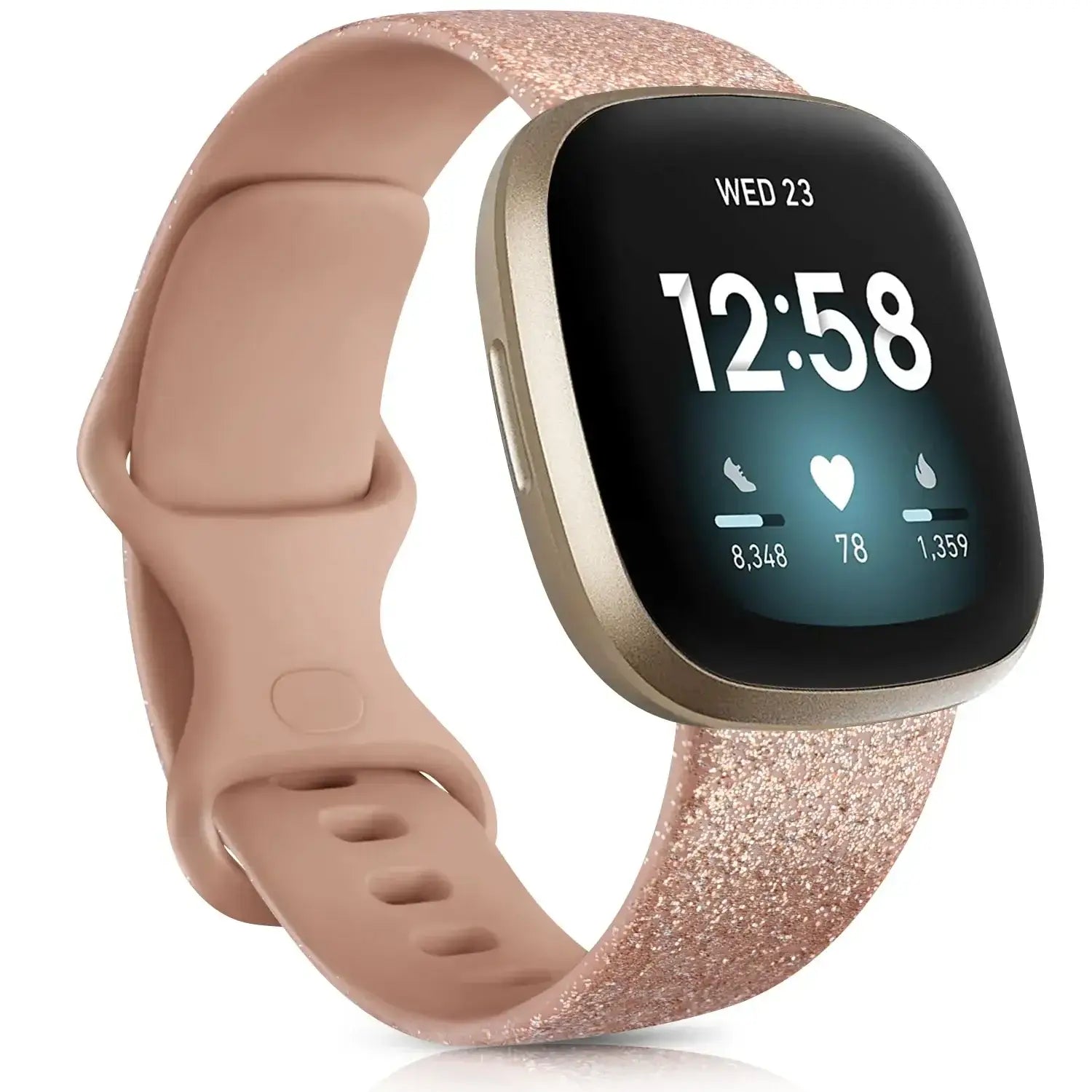 Fitbit Versa & Sense Silicone Bands - Lightweight Minimalist Design BandsCo Straps