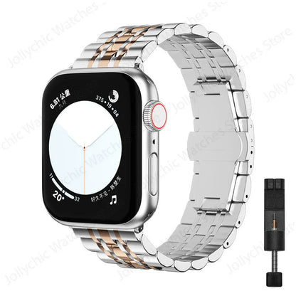 Apple Watch Stainless Steel Band - Elegant, Durable Design BandsCo Straps