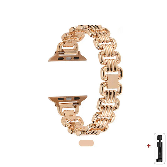 Apple Watch Metal Band - Luxury Chain Strap - Sleek Design BandsCo Straps