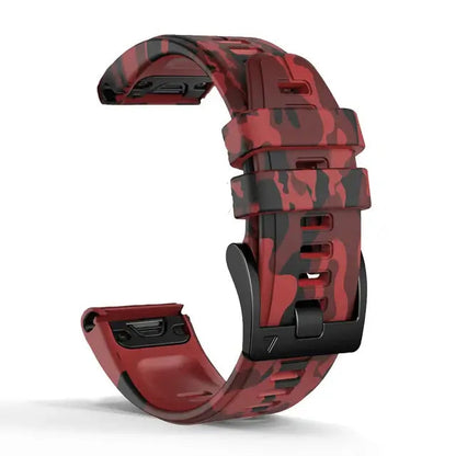 Garmin Silicone Camo Strap - Durable Stylish Design BandsCo Straps