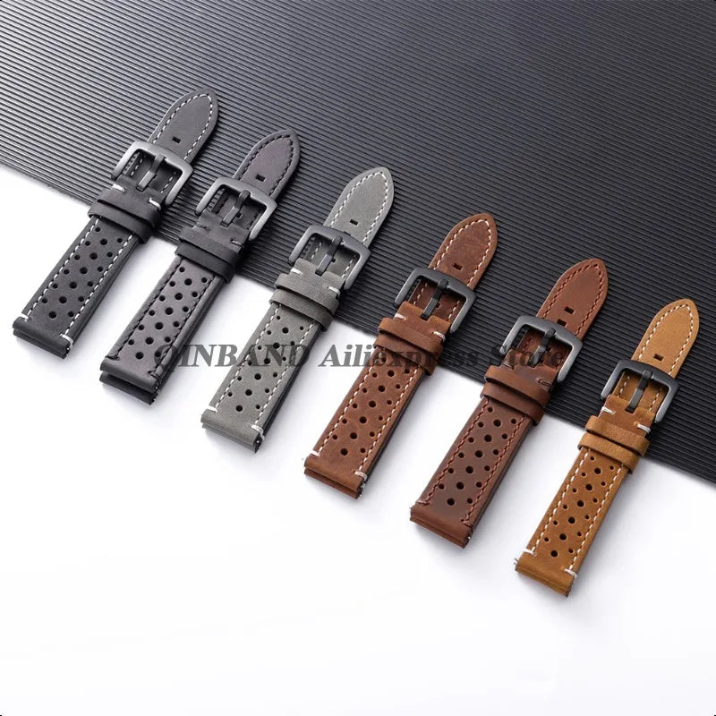 COROS Leather Watch Band 20cm Breathable Unisex for COROS Smartwatch BandsCo Straps