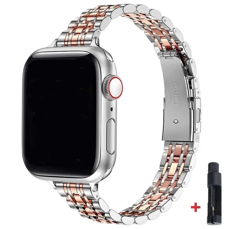 Apple Watch Stainless Steel Band - Sleek Durable Style BandsCo Straps